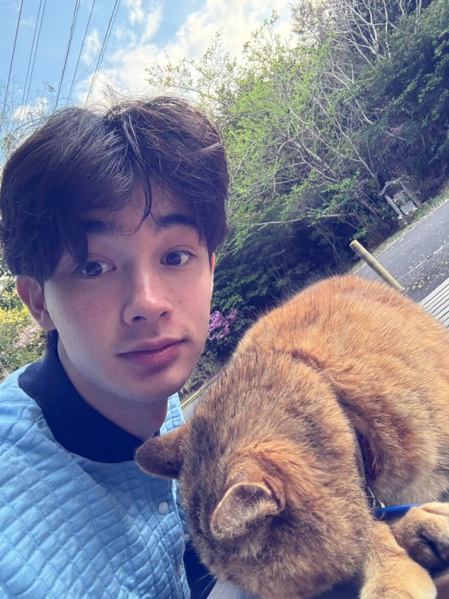 地方で出会った猫と栄莉弥