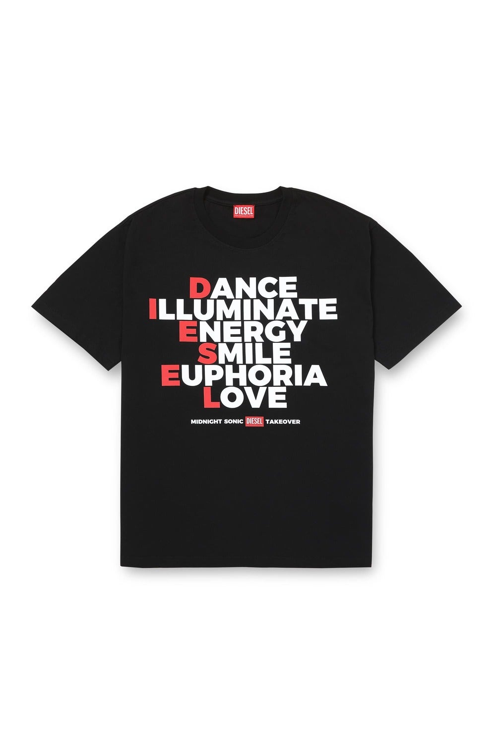 DIESEL × SUMMER SONIC限定 コラボレーションTシャツ ブラック 正面