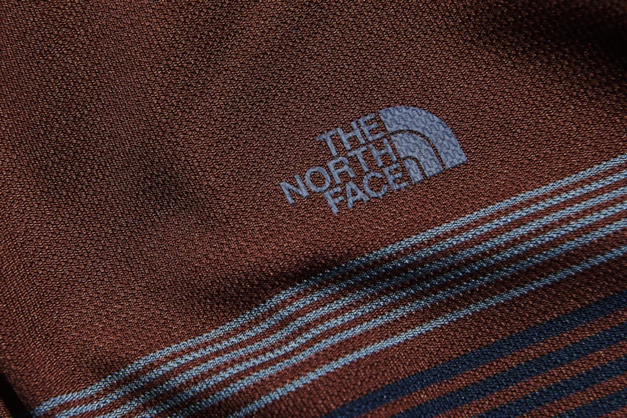 【涼しい!ザ・ノース・フェイスのTシャツ】暑い日のための大人ブラウンな「THE NORTH FACE」/ショートスリーブフリーランパネルボーダークルー