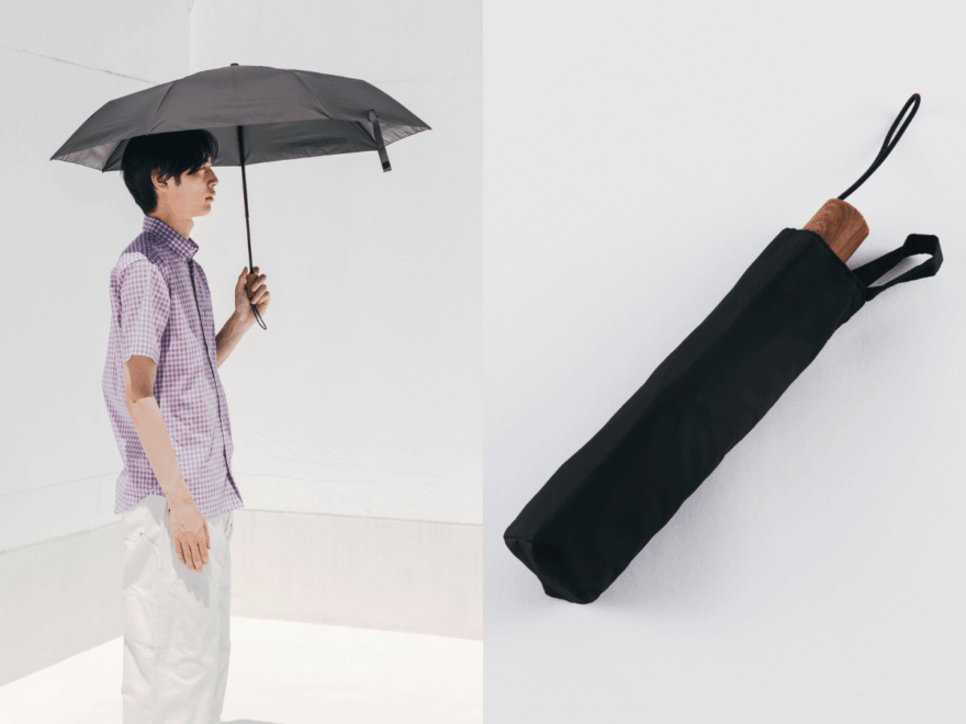 今年も「ユニクロ」の日傘が話題。日差しを遮るだけでなく、大雨にも耐えうるタフさが魅力!/UVカットコンパクトアンブレラ遮熱