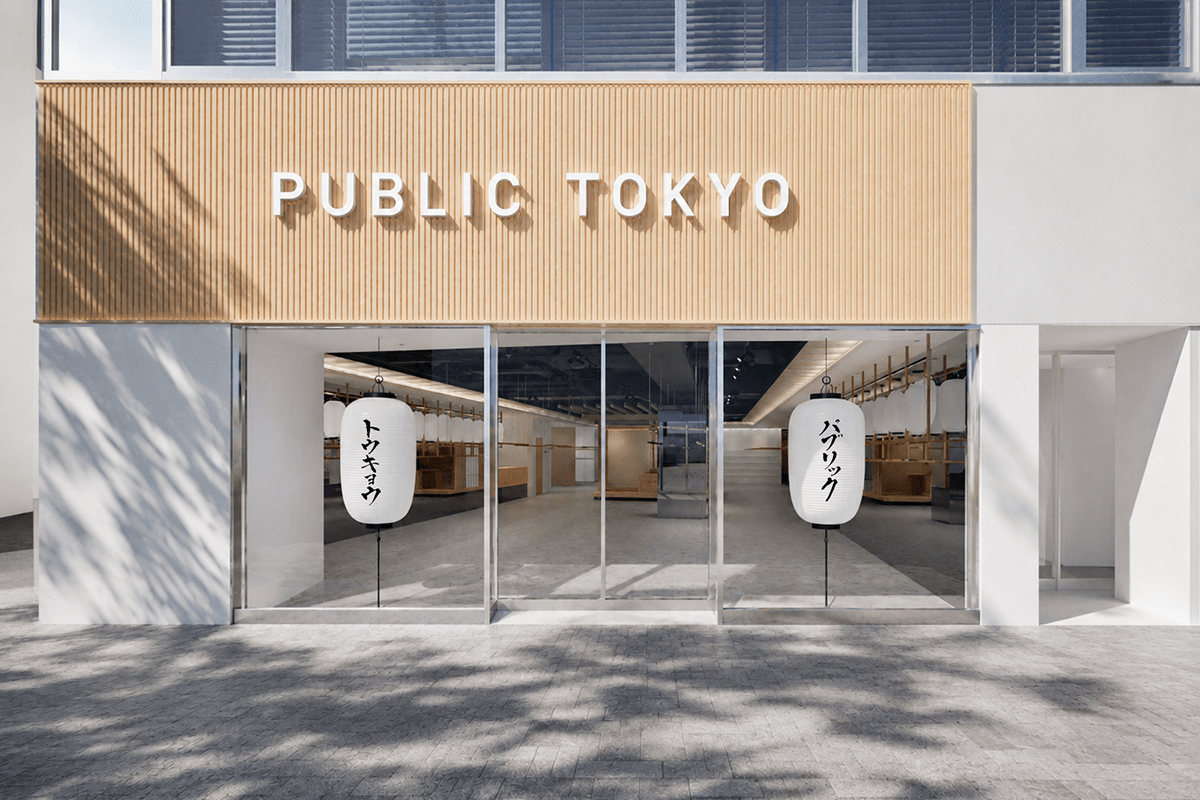 PUBLIC TOKYO 旗艦店 内装1