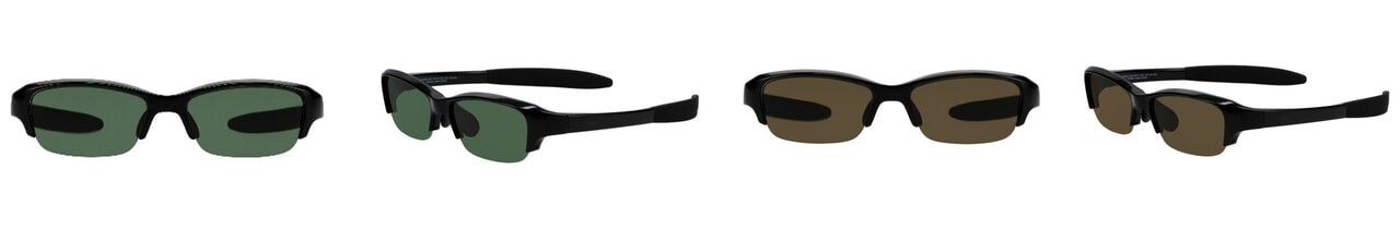 メガネブランド「Zoff」 ゴルフサングラス キャッツアイ