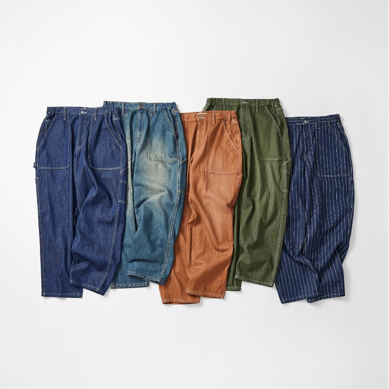 niko and ... JEANS(ニコアンド ジーンズ)の2026年秋冬のペインターデニムパンツ