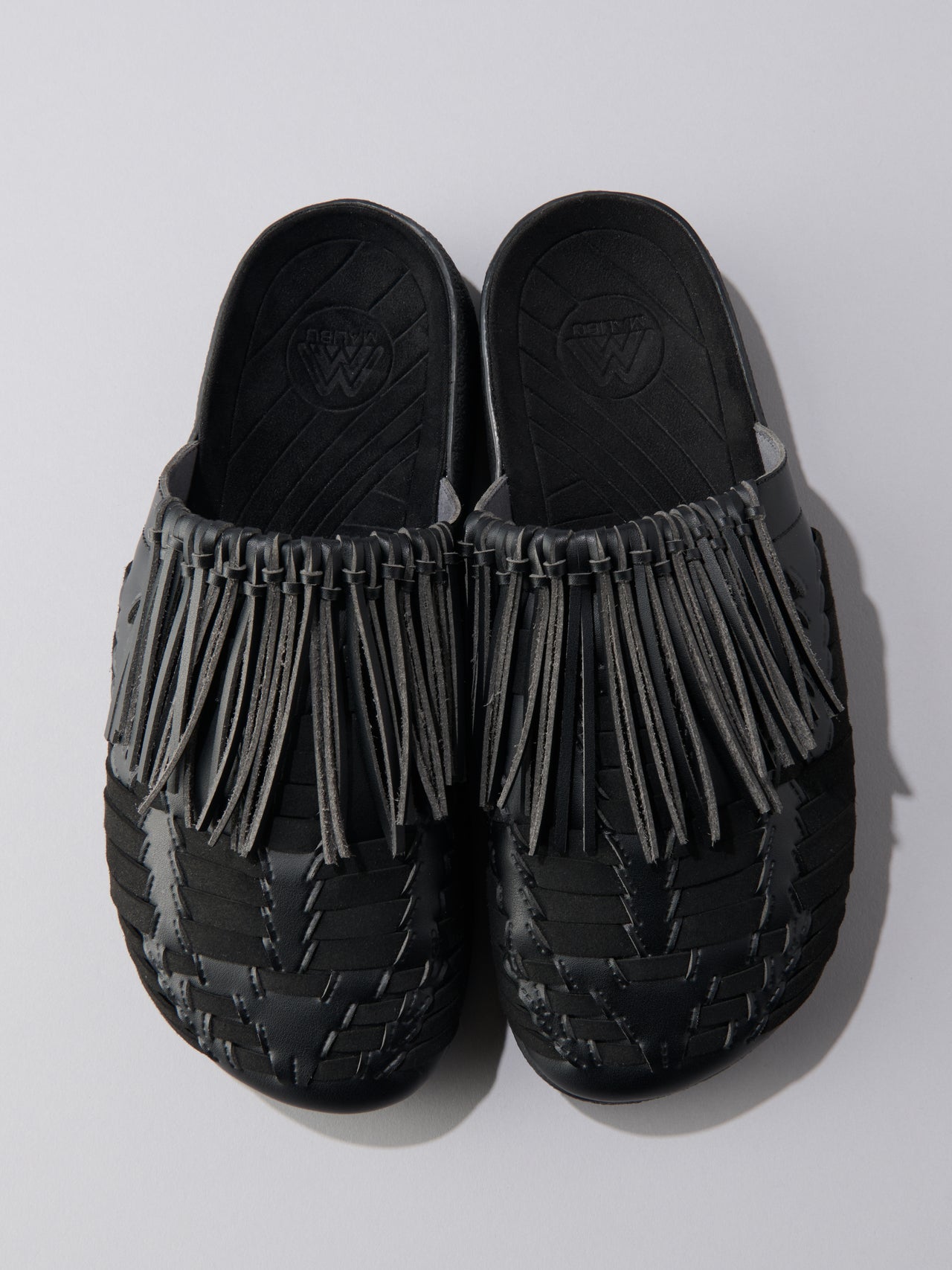 マリブサンダルスのTHUNERBIRD THATCH MULEのアッパー