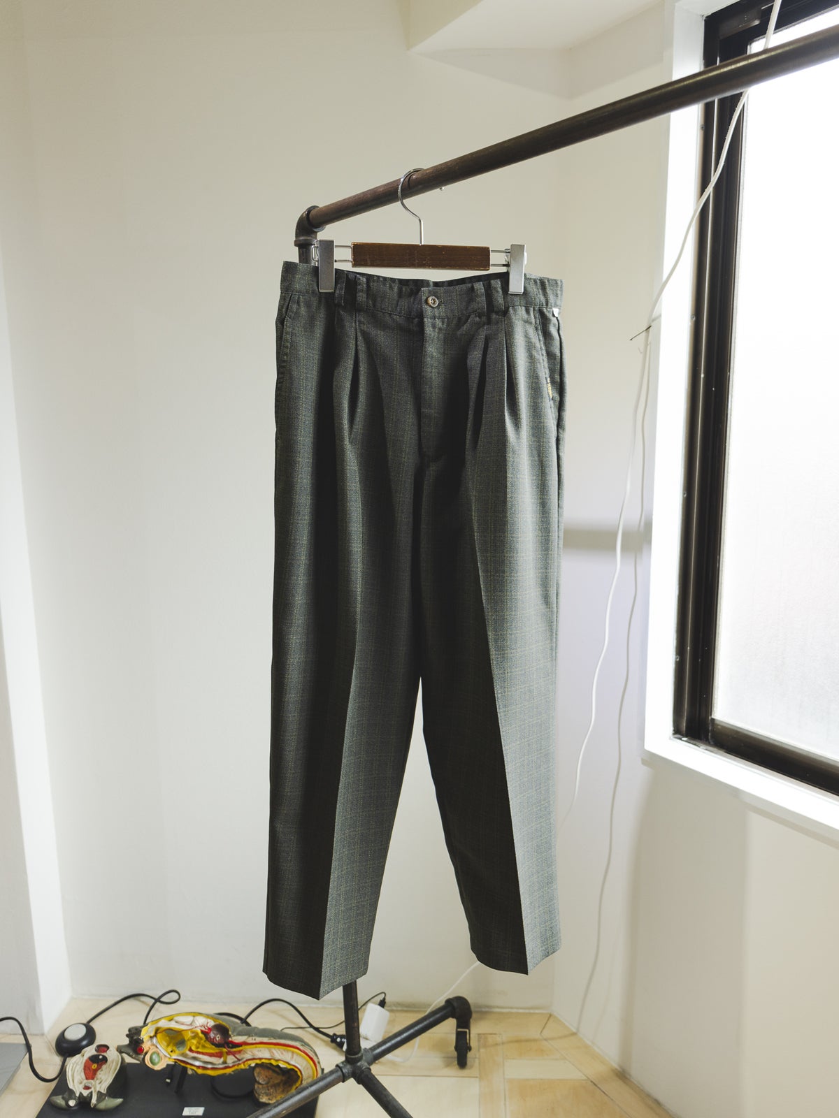 90&rsquo;s チェック柄スラックス￥15,400