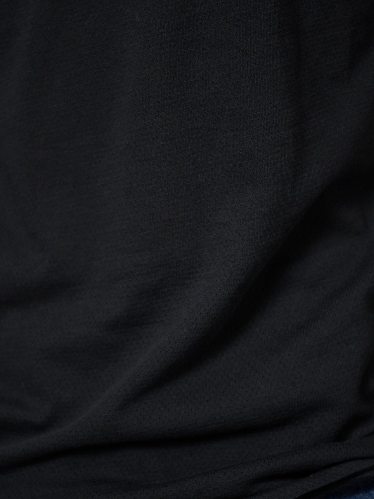 紳士　さらっと綿メッシュ編み　クルーネック半袖Ｔシャツの素材感