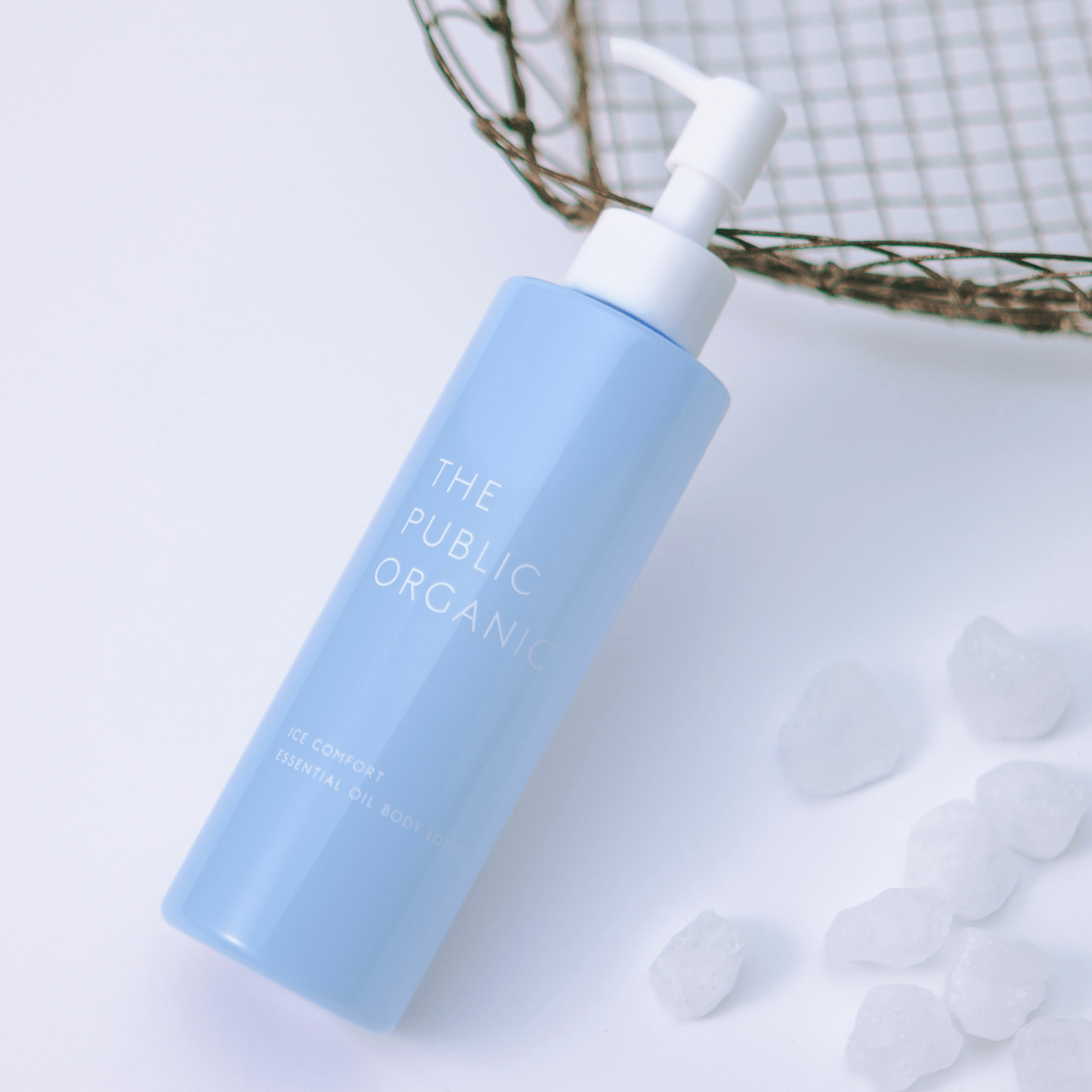 THE PUBLIC ORGANIC アイスコンフォート 精油ボディローション 商品全体