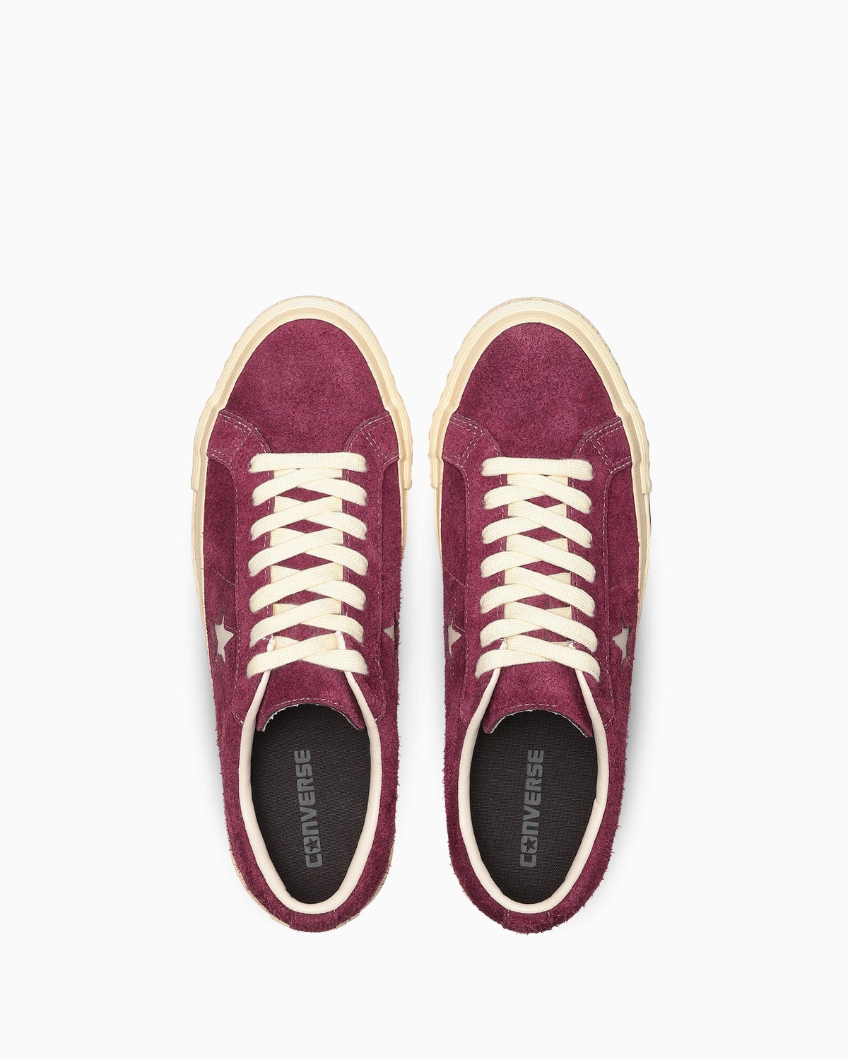 「ONE STAR AGED SUEDE AG」　バーガンディ　上アングル