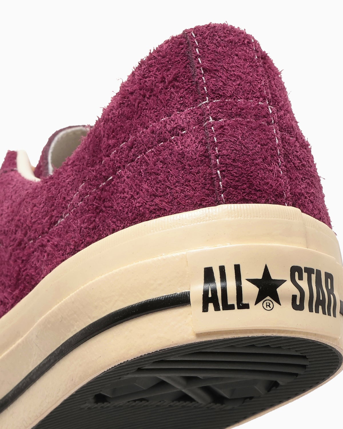 「ONE STAR AGED SUEDE AG」　バーガンディ　後ろロゴ