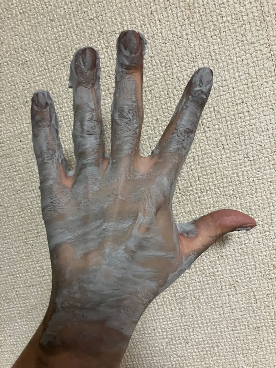 手のひらに乗せてみた画像