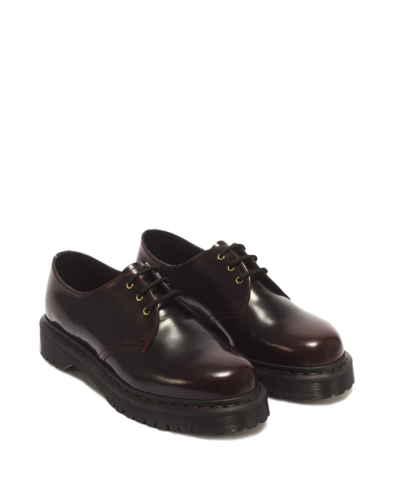 1461 BEX D.BROWN STITCH  CHERRY RED ARCADIA