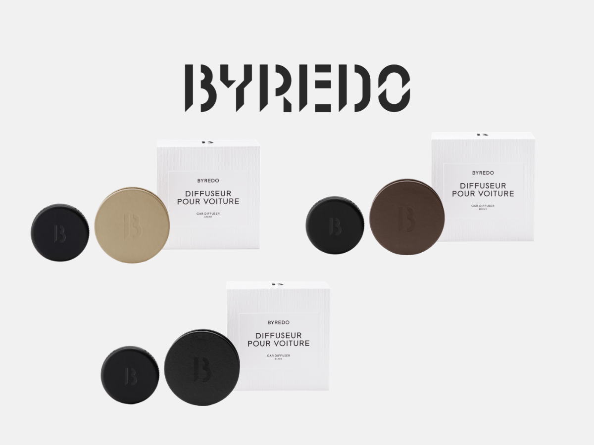 BYREDO（バイレード）からブランド初となる「カー デフューザー」が登場。車内で楽しめる3種のフレグランス、レザーケースなど特別仕様が満載！
