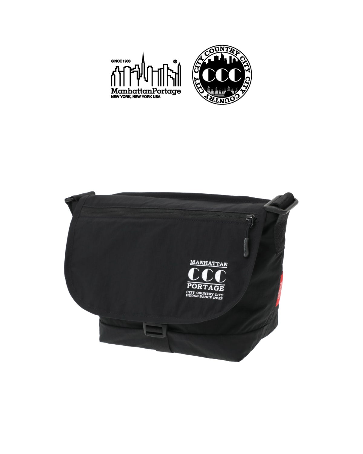 NYLON MESSENGER BAG JR (SM)  FZP RIPSTOP TASLAN CCC