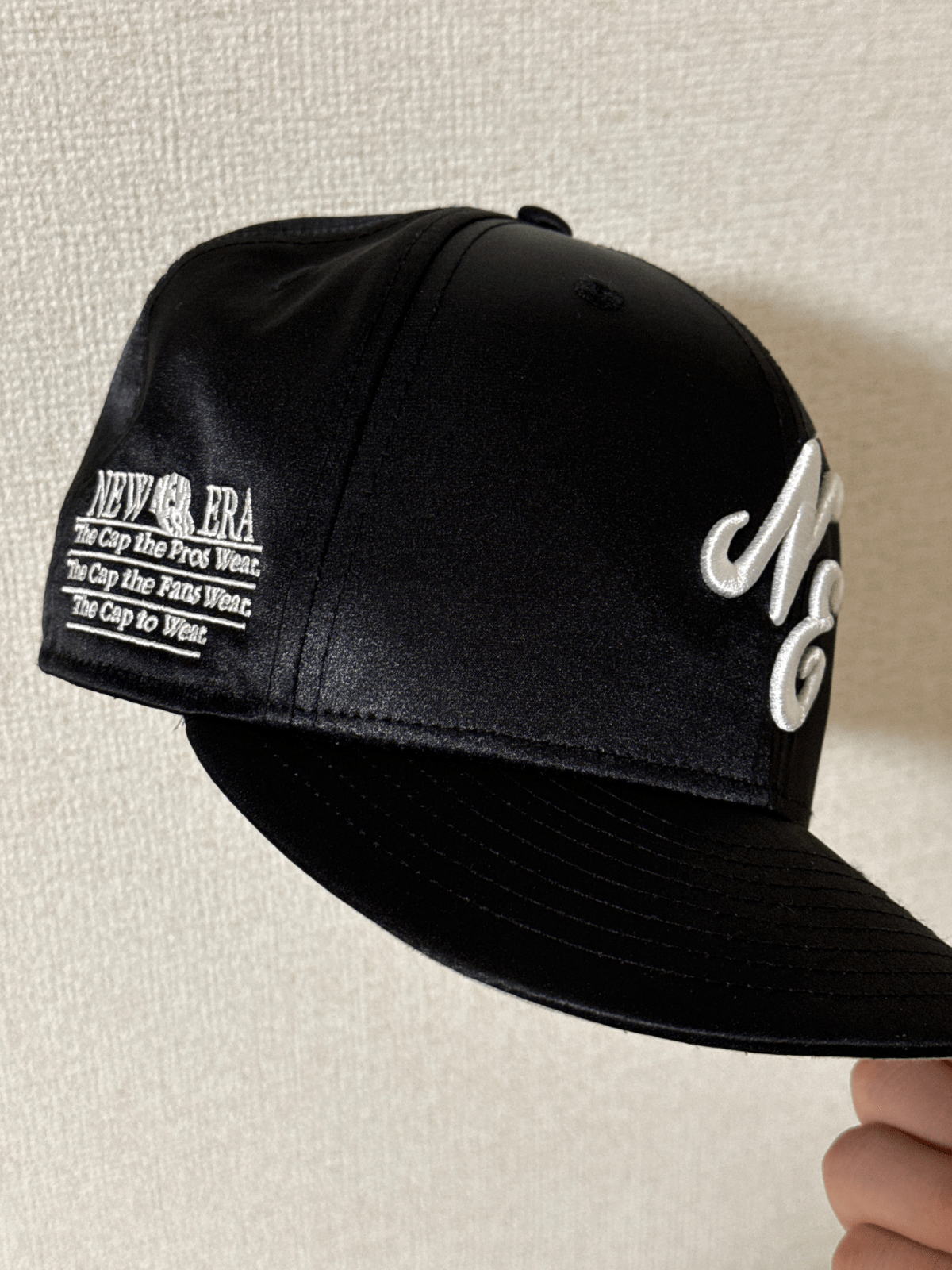 NEW ERA 59FIFTY サテンクラシックロゴ ブラック