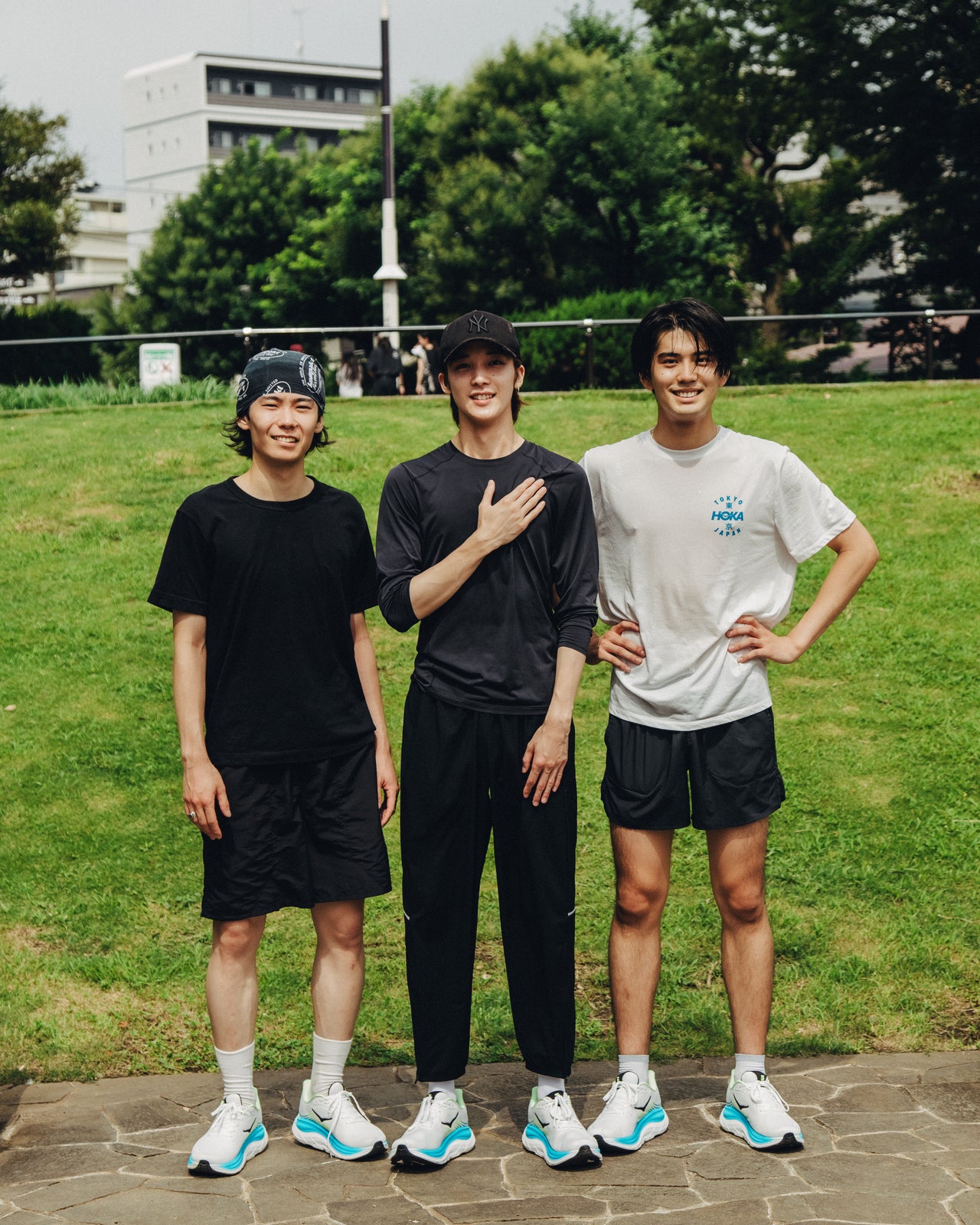 「HOKA」の新作ランニングシューズ『CLIFTON 11』の発売を記念したランイベントへ。