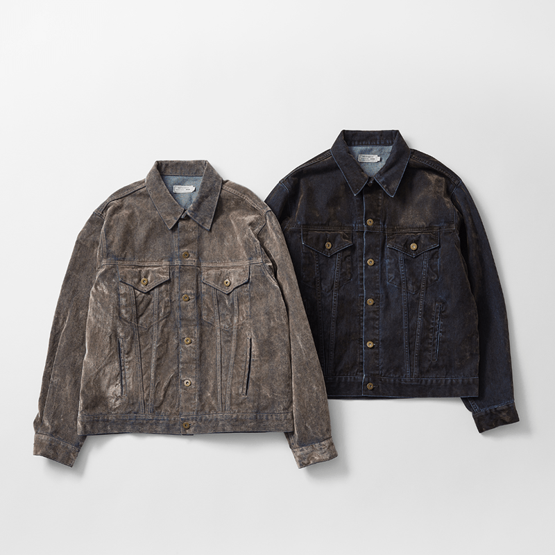 niko and ... JEANS(ニコアンド ジーンズ)の2026年秋冬の新作のフロッキーデニムジャケット