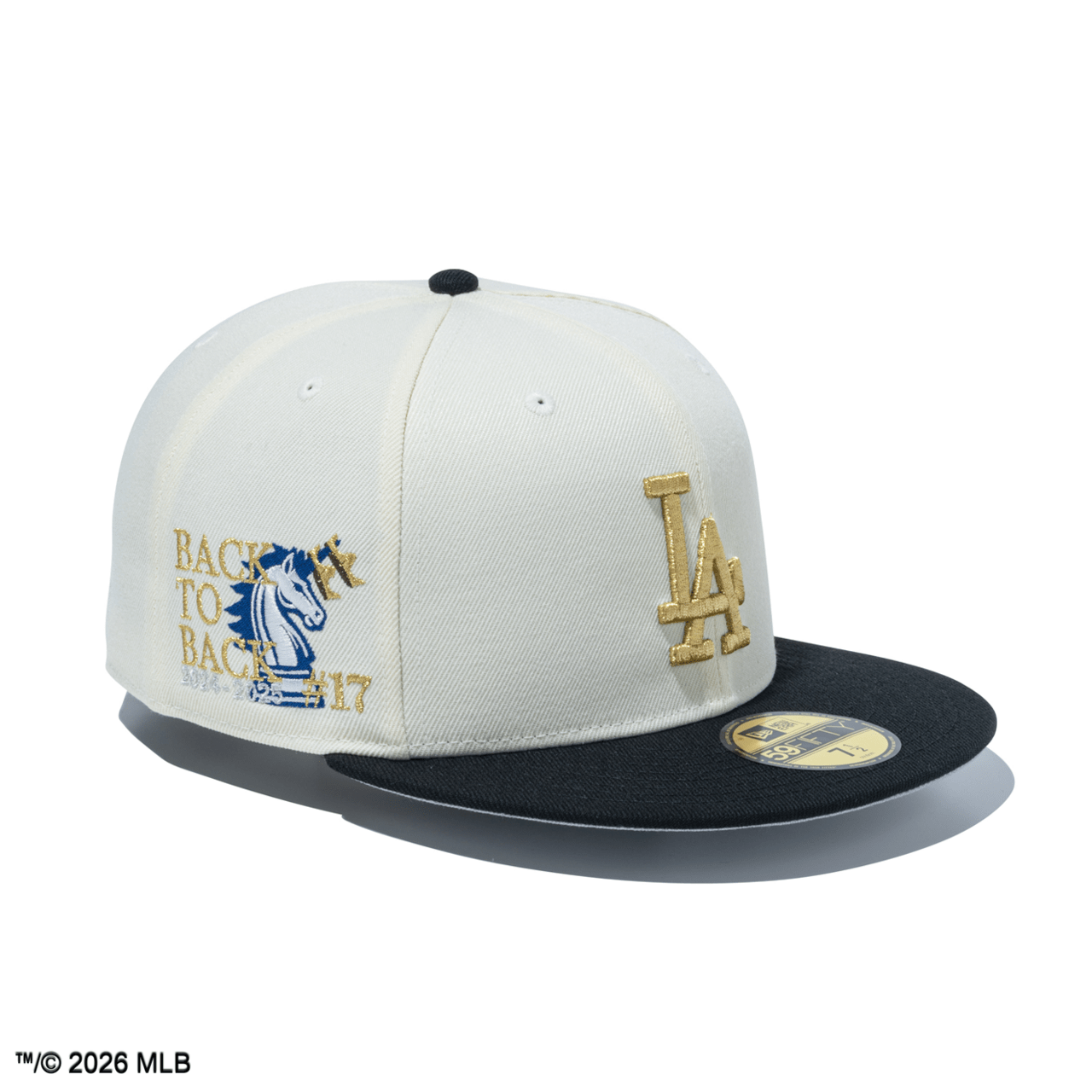 59FIFTY® Shohei Ohtani MVP Back to Back ロサンゼルス・ドジャース 側面 ロゴ