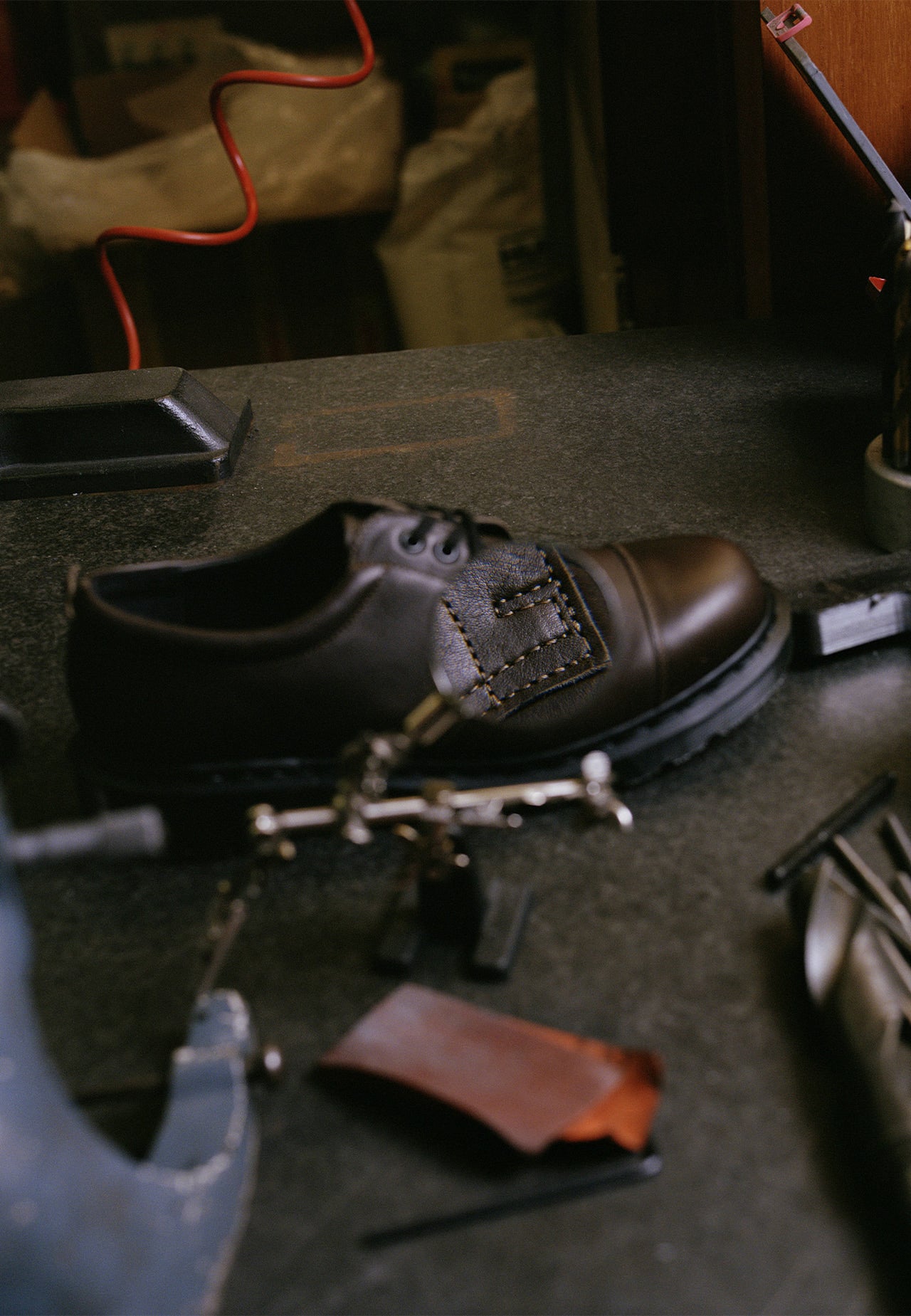 Dr.Martens MHL.コラボ 革靴 側面