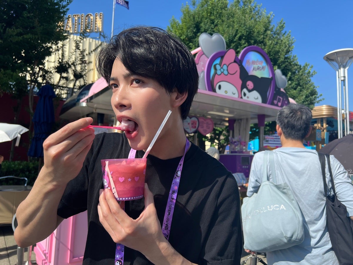 ソフローズン グレープ マイメロディ &クロミ バケツ &スプーン付き 1,200円 神谷空