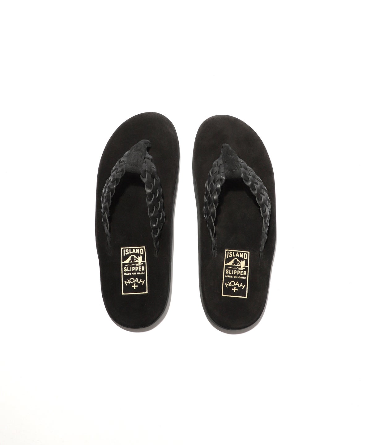 ISLAND SLIPPER NOAH Japan Exclusive　ブラック　上アングル