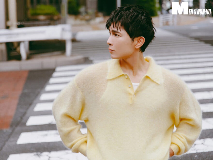 2026年6月に東京で行われた、タイの俳優Mew Suppasitのインタビュー4