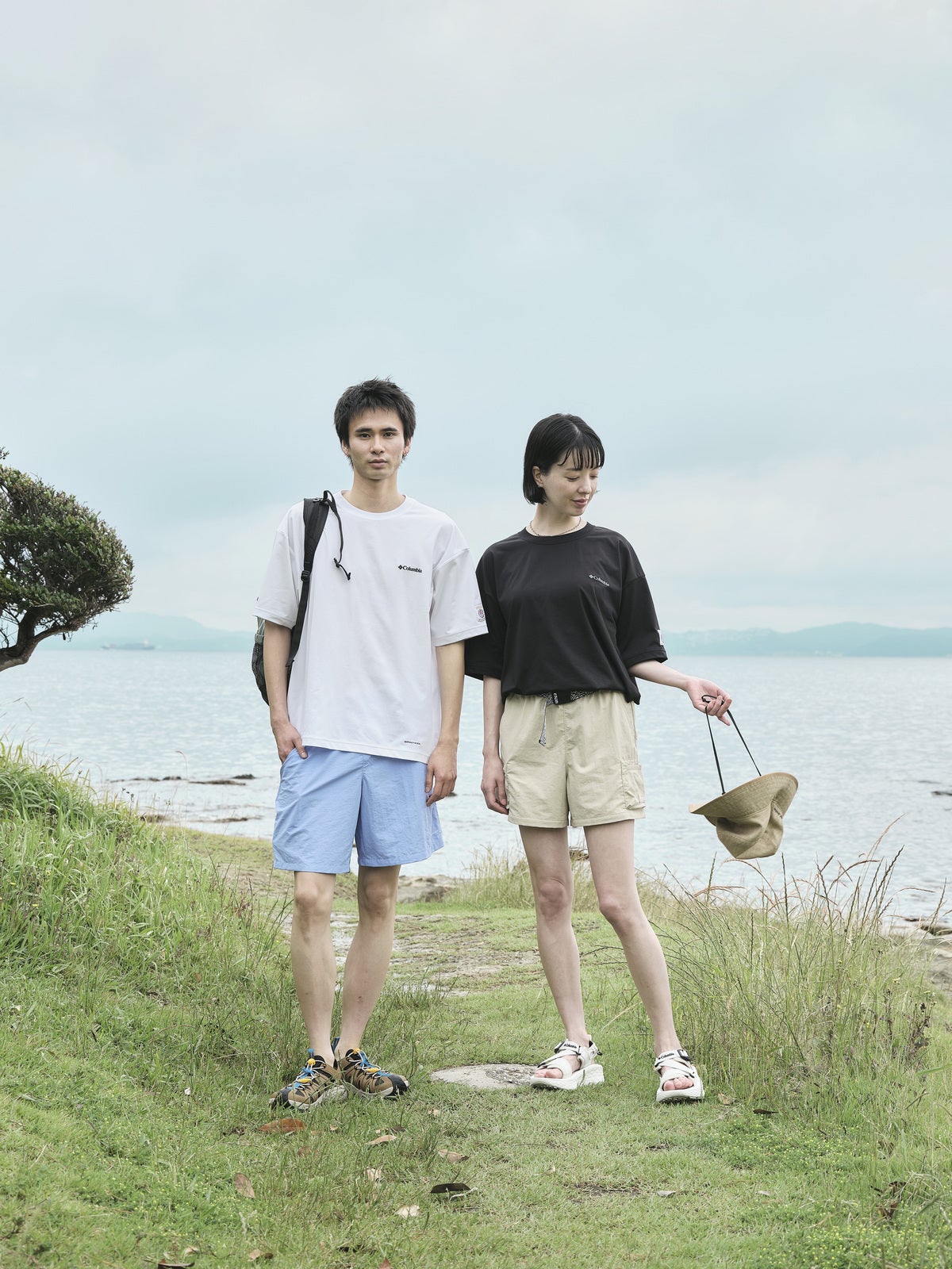 カップヌードル シーフードヌードル × Columbia BASIN TO GARDEN WATER GRAPHIC S/S TEE 着画