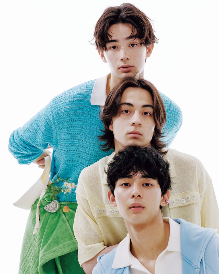ドライ質感のヘアスタイリングイメージ