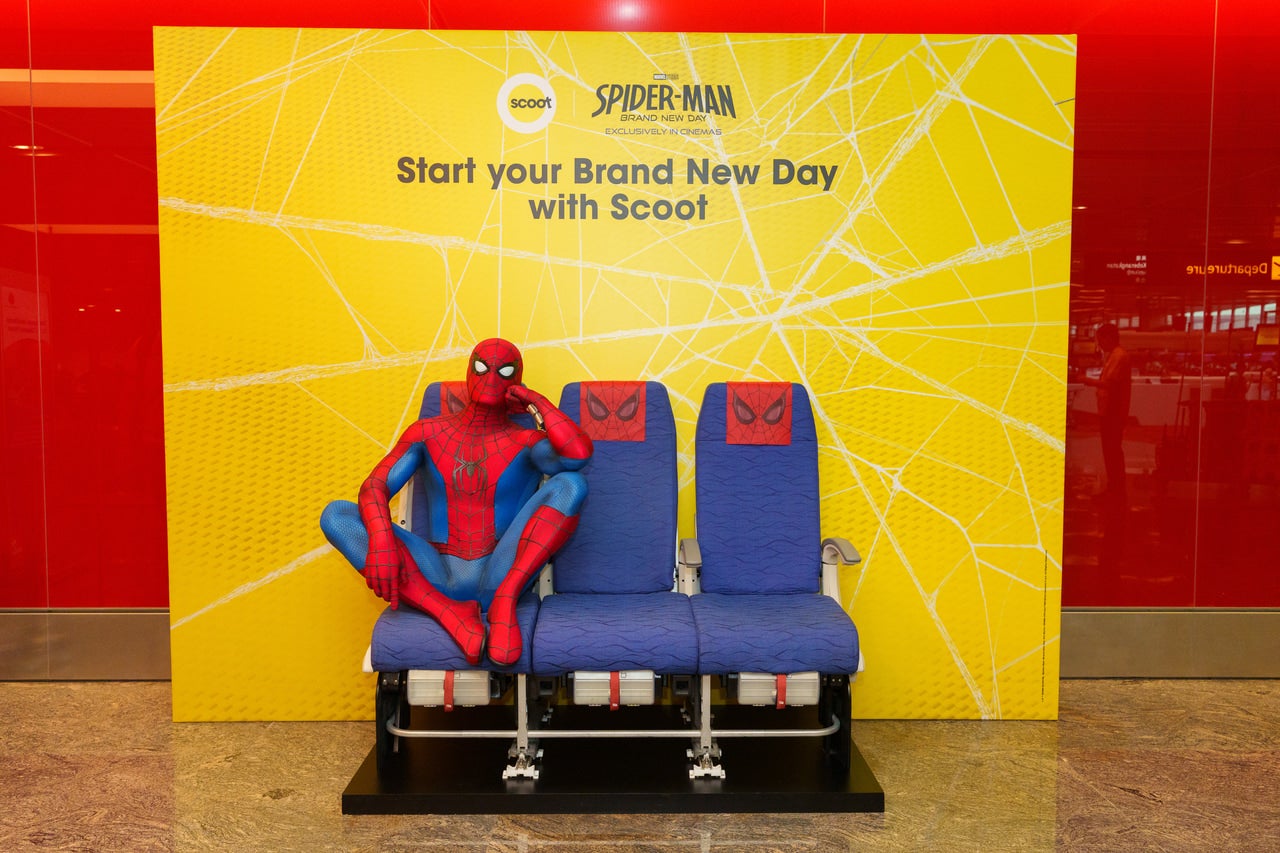 スクート×スパイダーマンのローンチセレモニー