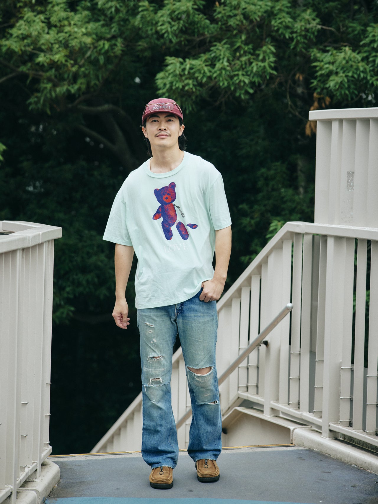 〈FiLMINT〉のキャップの着こなし