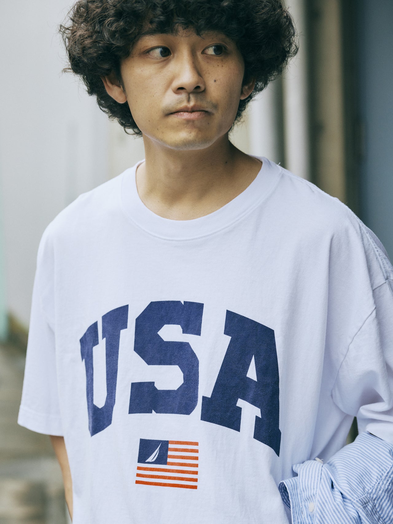 〈NAUTICA〉のTシャツの寄り