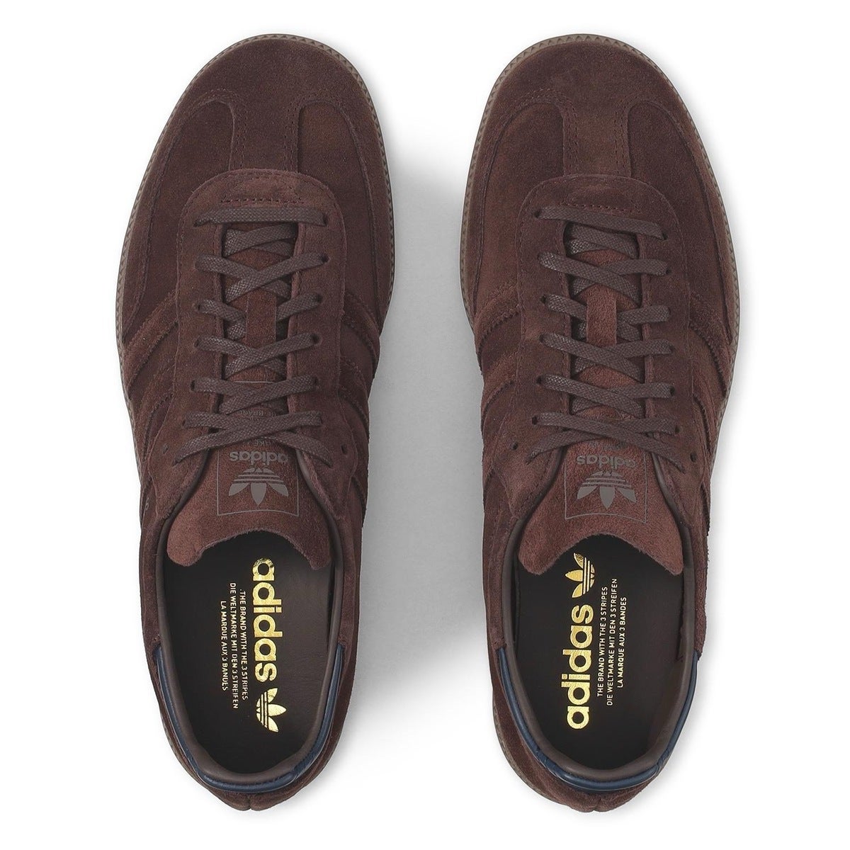 BILLY‘S ENT×adidas Originals SAMBA DECON ブラウン 上アングル