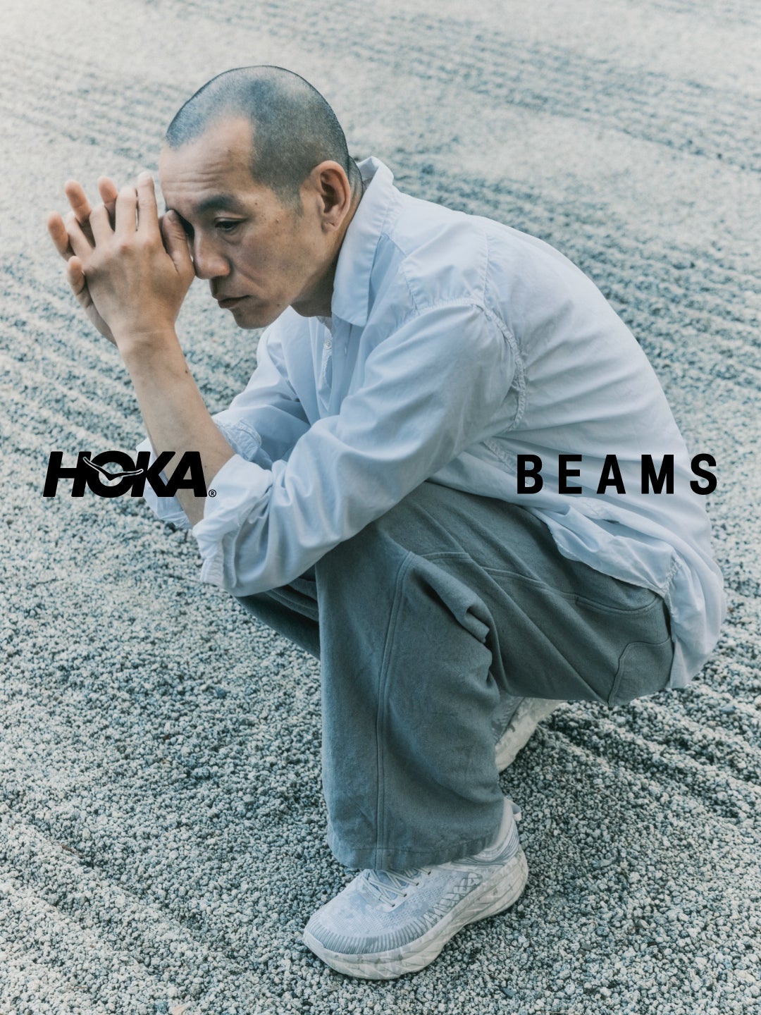 BEAMS HOKA Bondi 7 コラボ ビジュアル4