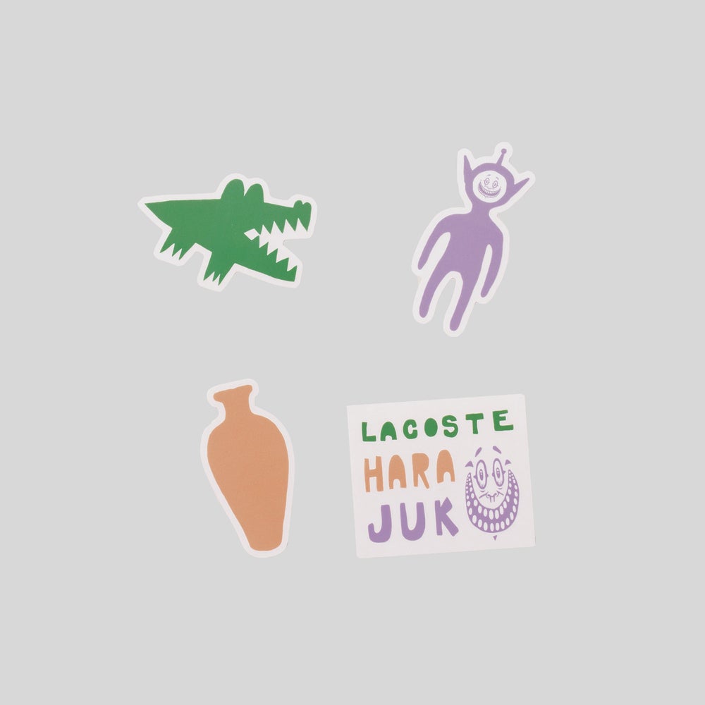 「LACOSTE」×yoshi47氏 ステッカー 2
