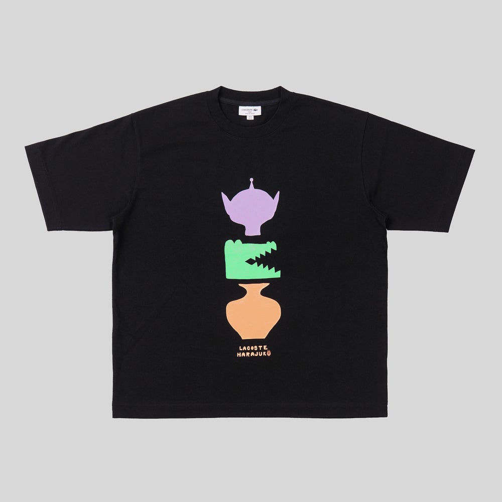 「LACOSTE」×yoshi47氏 tシャツ ブラック 2