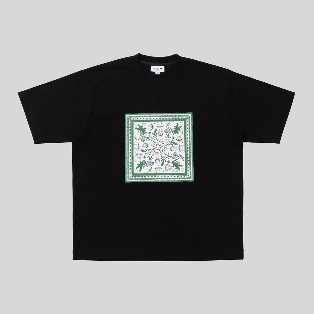 「LACOSTE」×yoshi47氏 tシャツ ブラック 1