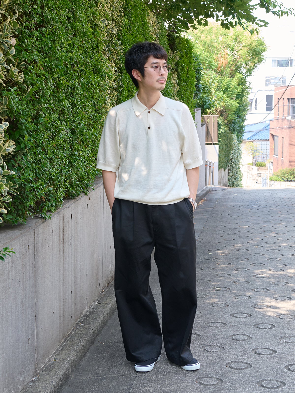 VANS、クラシック スリッポン、全身