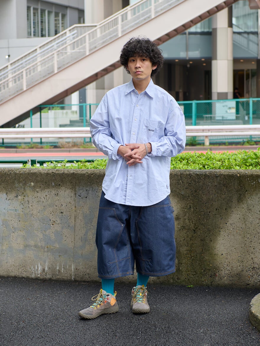 White Mountaineering &times;  MERRELLの愛用スニーカー&nbsp;「WRAPT MID WATERPROOF」着こなし