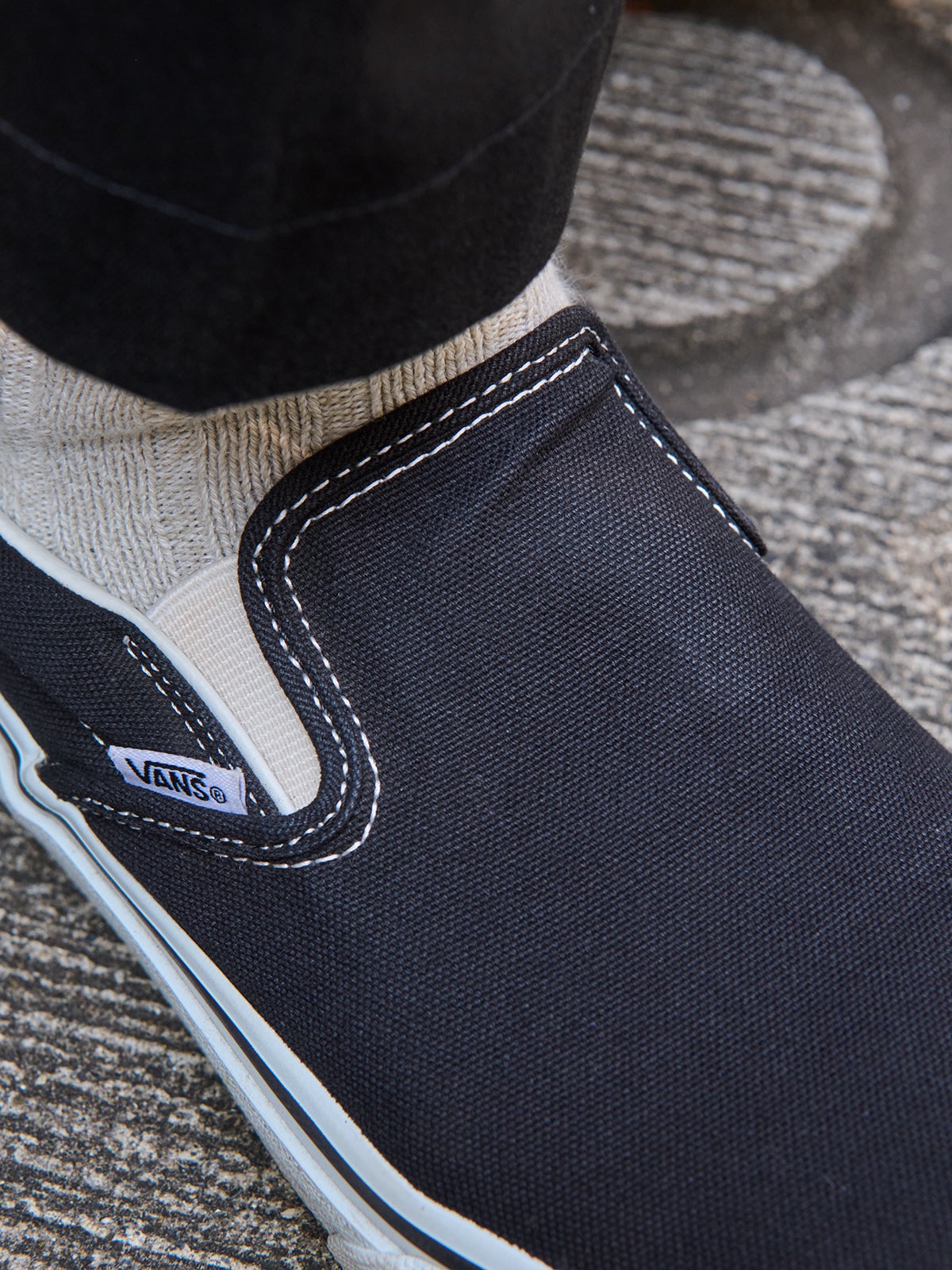 VANS、クラシック スリッポン、アッパー