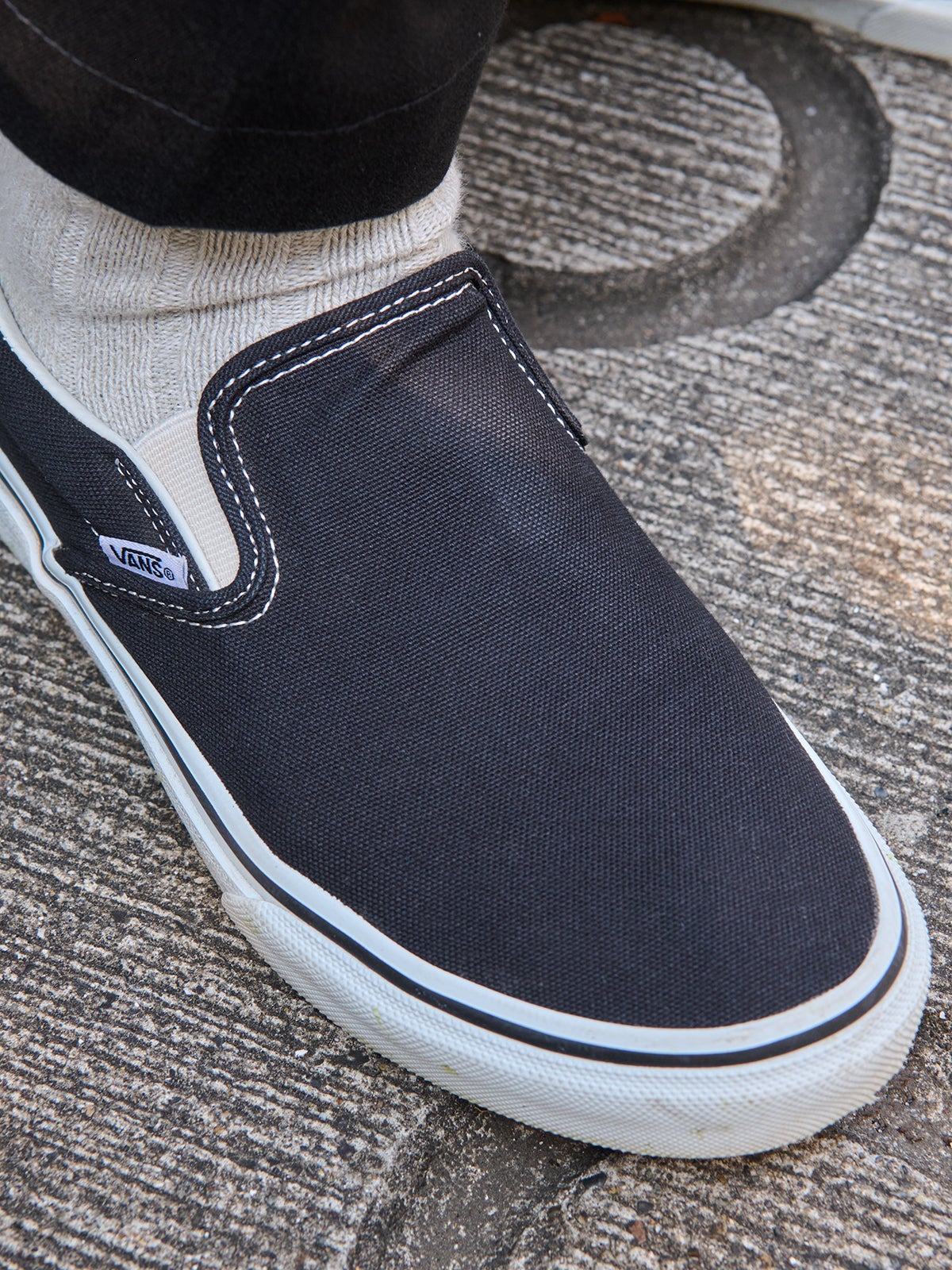 VANS、クラシック スリッポン、トゥ