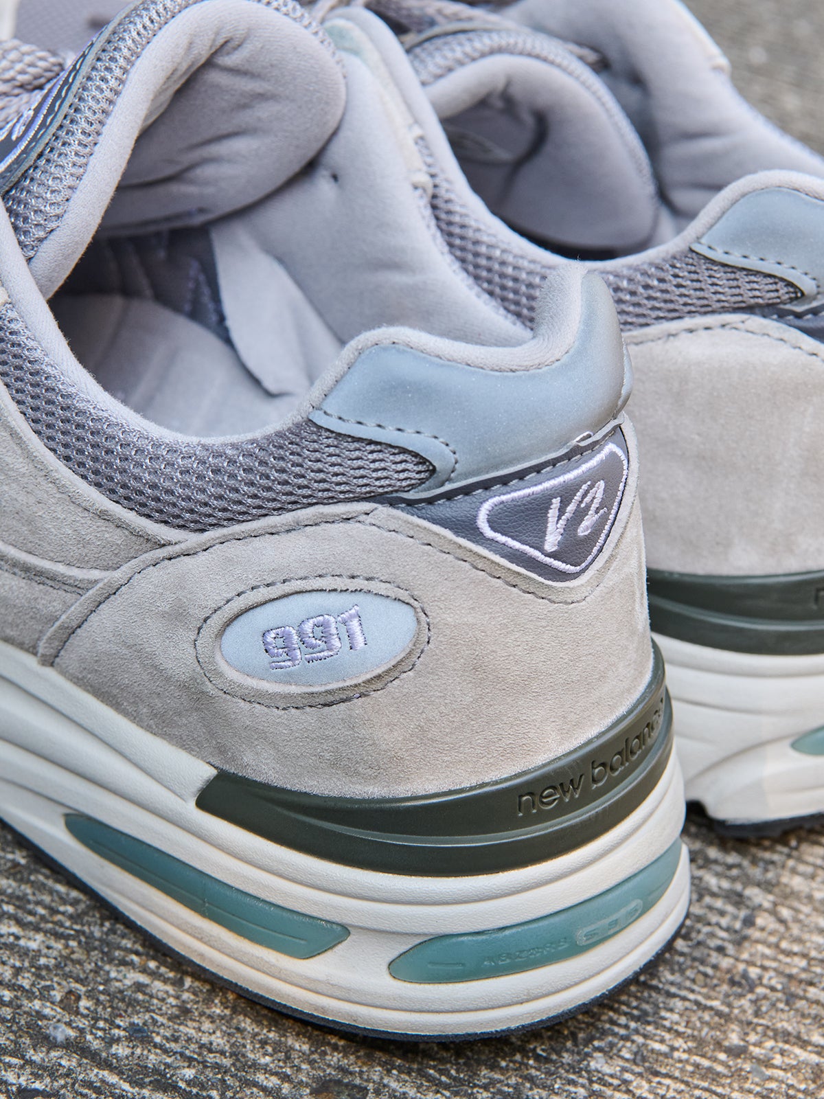 New Balance、Made in UK 991v2、ヒール
