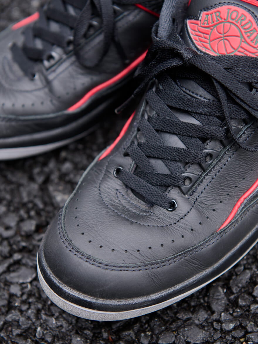 ナイキの愛用スニーカー「Air Jordan 2 Low &ldquo;Origins&rdquo;」トゥ寄り