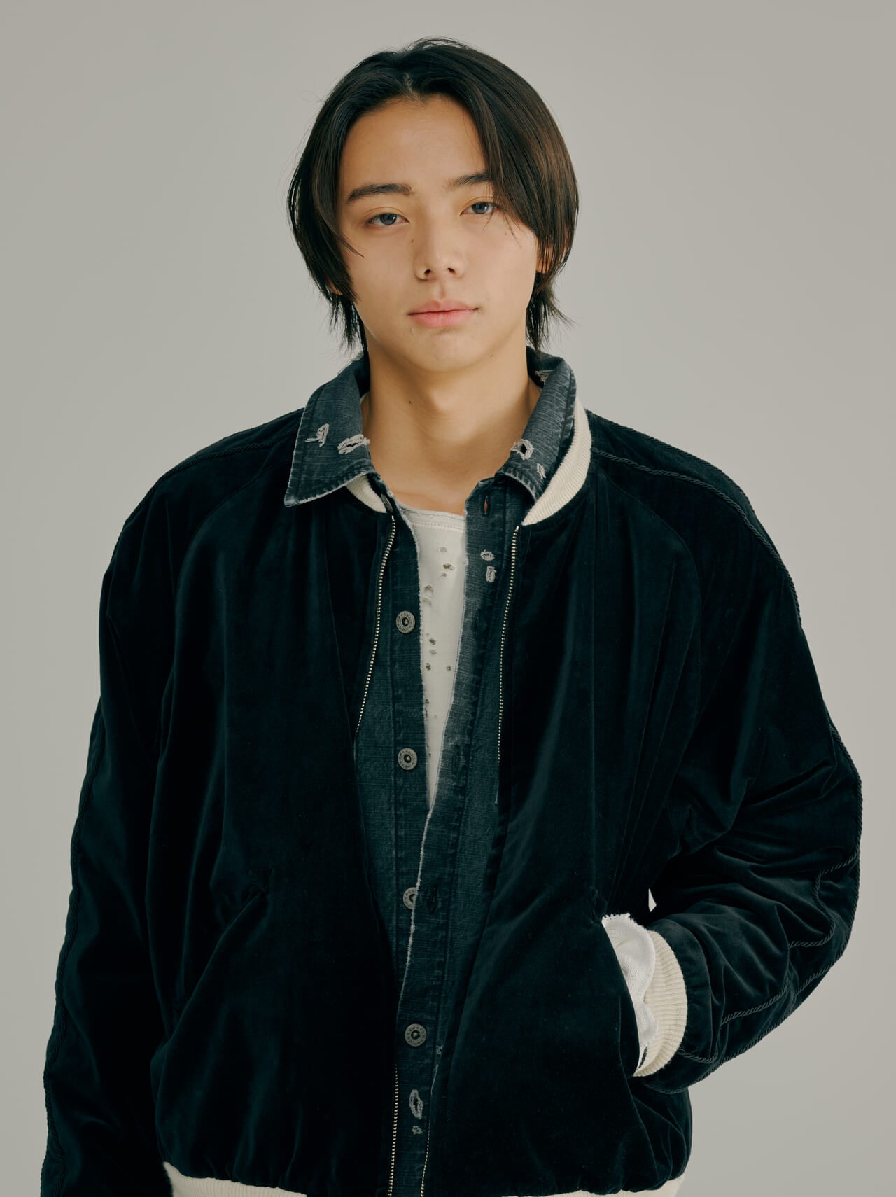 メンズノンノモデルオーディション×BEAMS_丹下空馬さん上半身寄り
