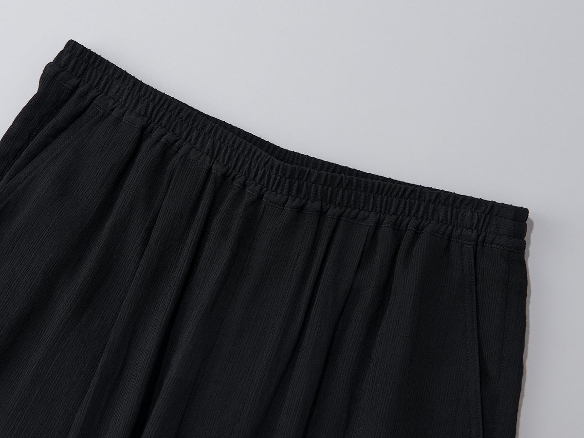 niko and ...の黒いコスパ名品 ヨウリュウワイドイージーパンツの素材のウエストゴム