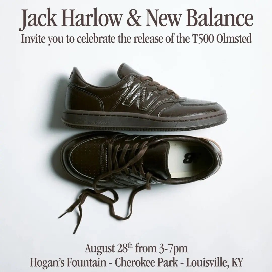 Jack Harlow × New Balance T500 “Olmsted” キービジュアル
