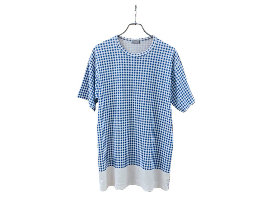 コム デ ギャルソンのギンガムチェックのTシャツ