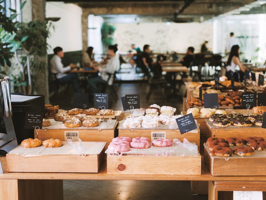 OUDE BAKERYのベーカリー陳列棚