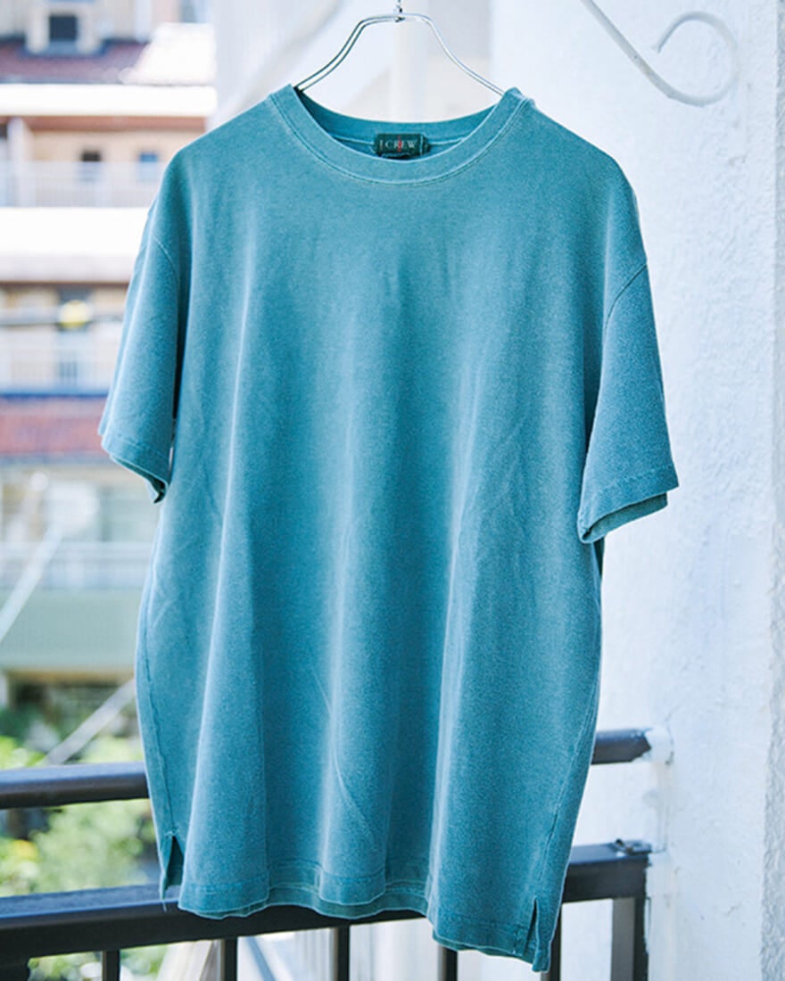 鹿の子素材のTシャツ