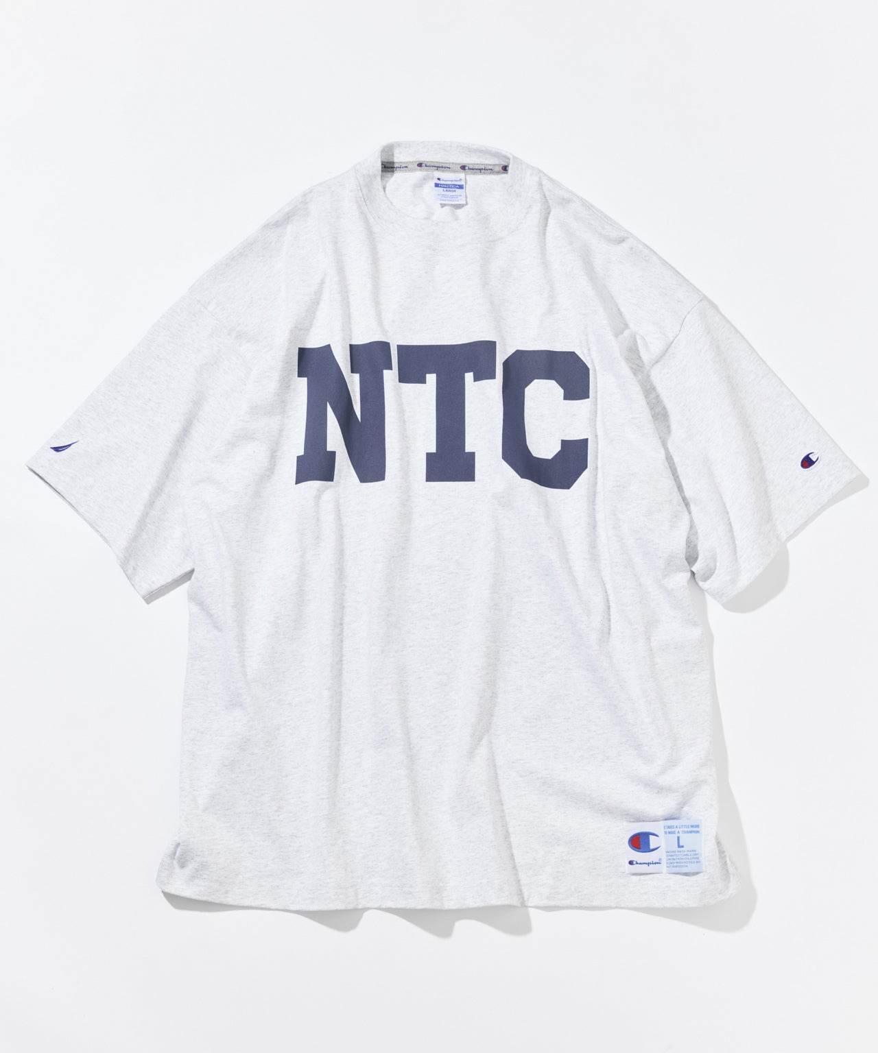 NAUTICA Champion コラボレーションアイテム Tシャツ　NTC　グレー