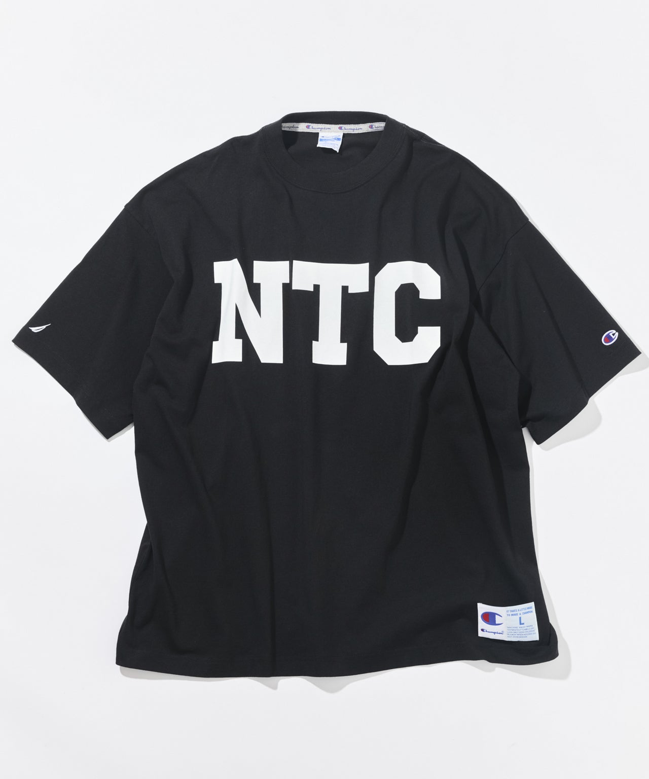 NAUTICA Champion コラボレーションアイテム Tシャツ　NTC　ネイビー
