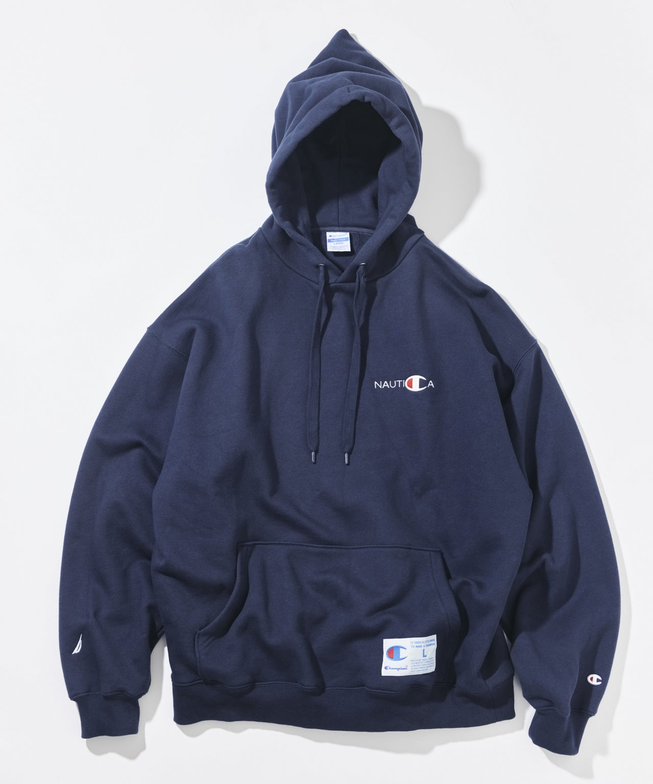 NAUTICA Champion コラボレーションアイテム　ネイビー　スウェット